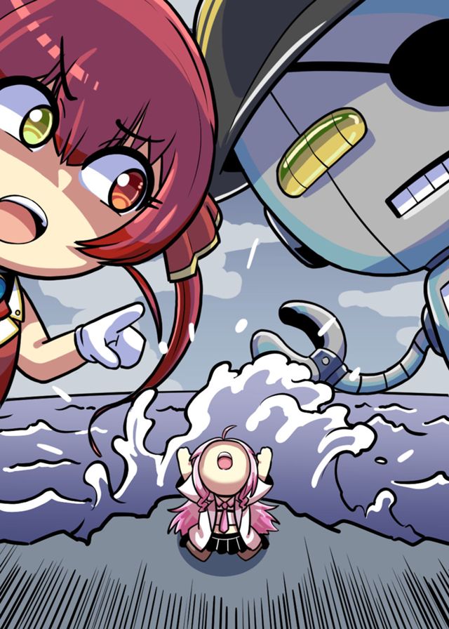 マリンVSメカマリン
