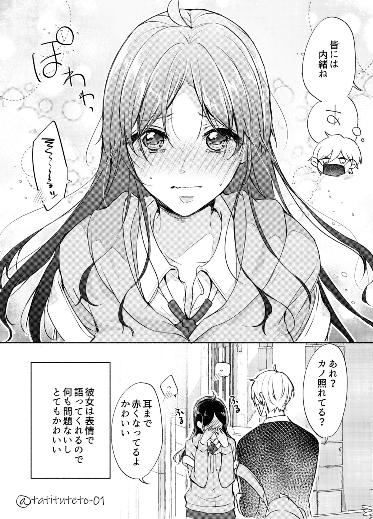 無表情な彼と無口な彼女