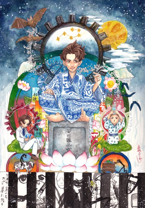 芥川龍之介、他文豪イラスト集