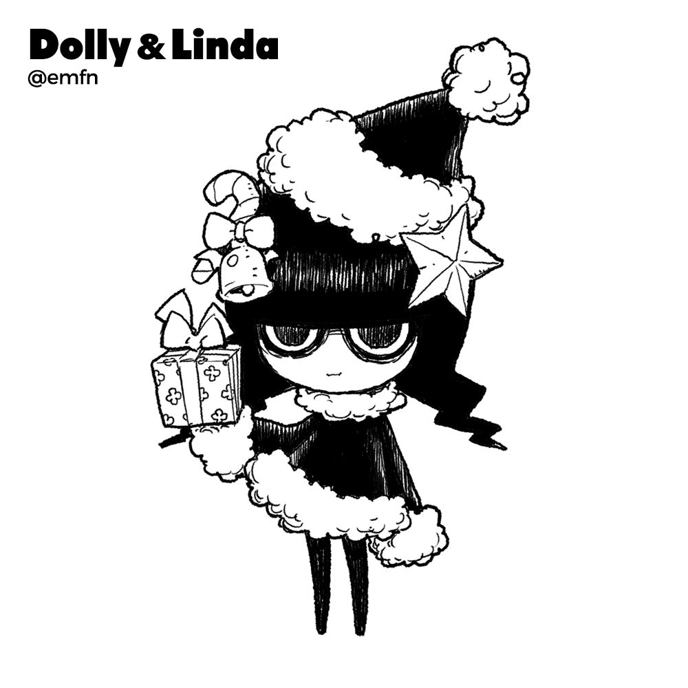 Dolly & Linda のクララのクリスマス絵