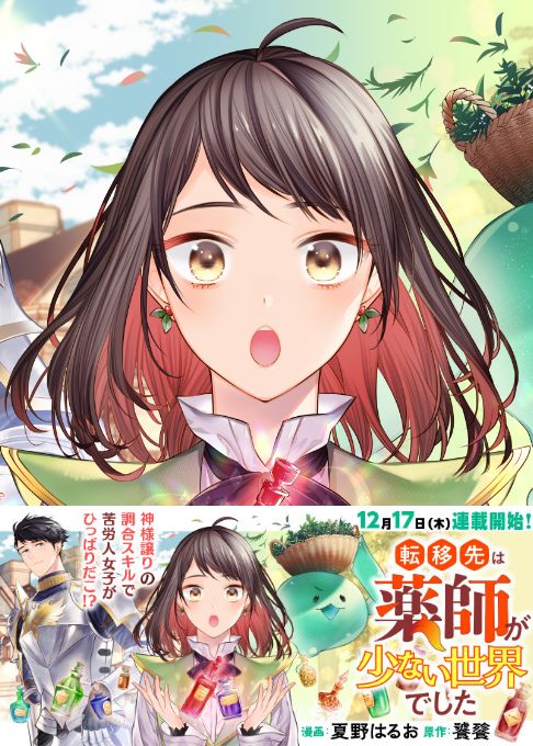 転移先は薬師が少ない世界でした【コミカライズ】