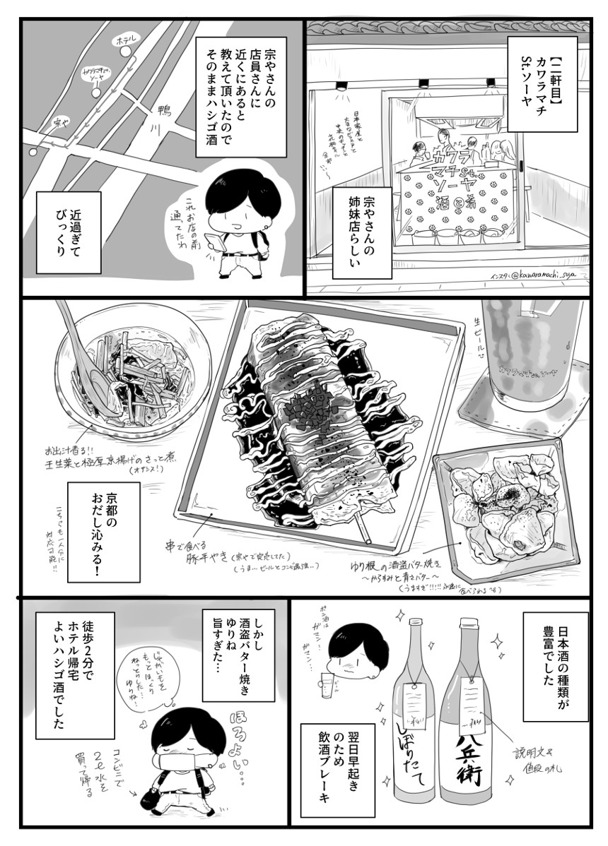 京都一人旅でハシゴした居酒屋（4ページ目）
