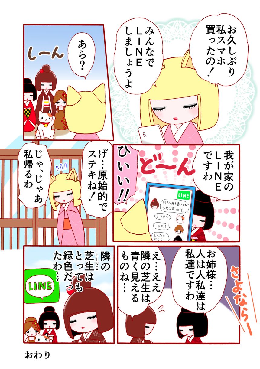 コケティッシュ姉妹のLINE（4ページ目）